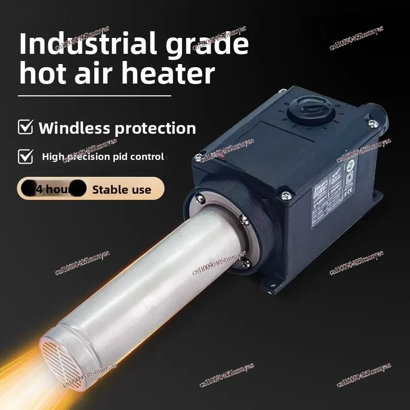 Small industrial hot air blower high power temperature regulation drying heat shrinkage circulation hot air gun