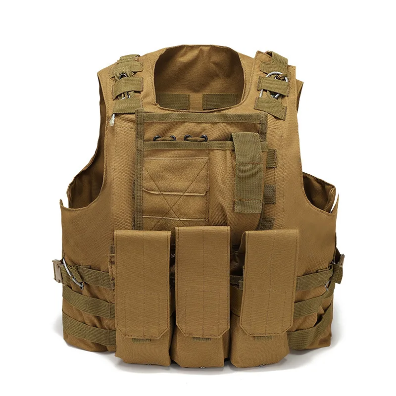 600D Oxford Tactical Vest Mens Hunting Vest Field Battle Airsoft Molle Waistcoat Combat Assault Plate Carrier Vest