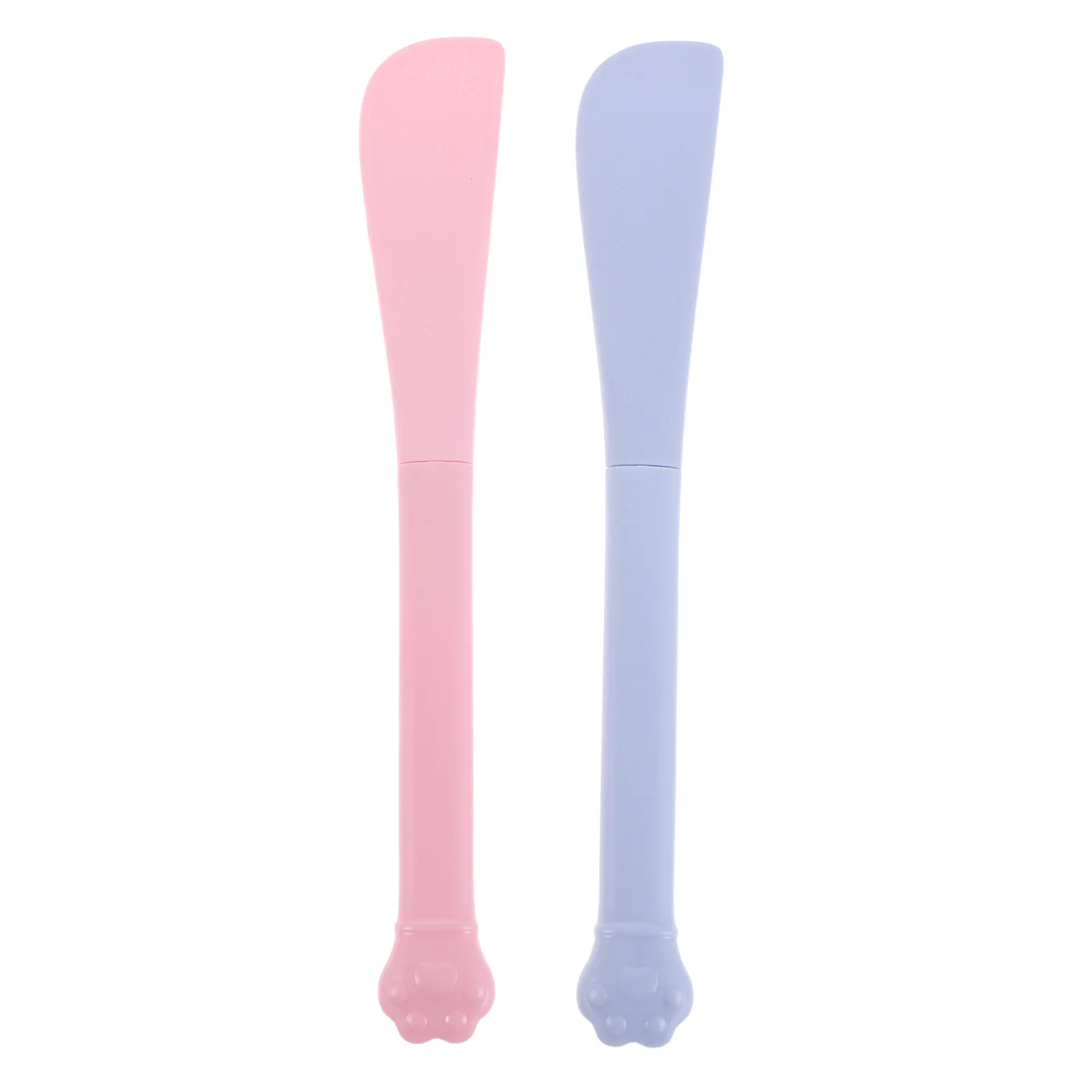 

2Pcs Pet Food Feeding Scoop Long Handle Cat Dog Food Can Opener Scoop Pet Treat Utensils Home Travel Feeding Tools