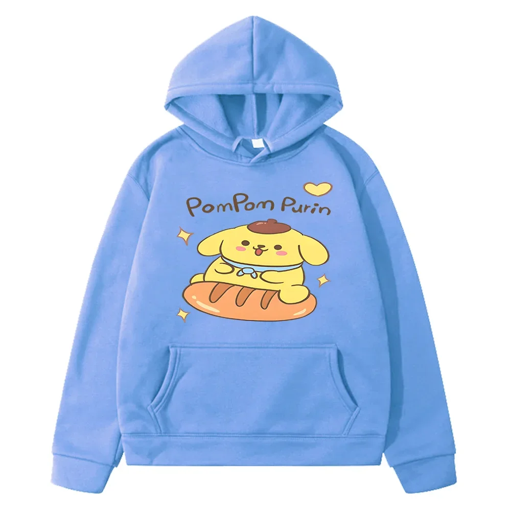 Pom Pom Purin Cinnamon Dog Hoodie Children\'s Graffiti Clothing Girl\'s Clothing Boy\'s Long Sleeve Fall Cartoon Sweatshirts Tops