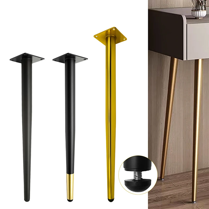 4Pcs Furniture Legs Feet TV Cabinet Feet 45-72cm Chair Tapered Furniture Metal Feet Dressing Table Coffee Table Legs