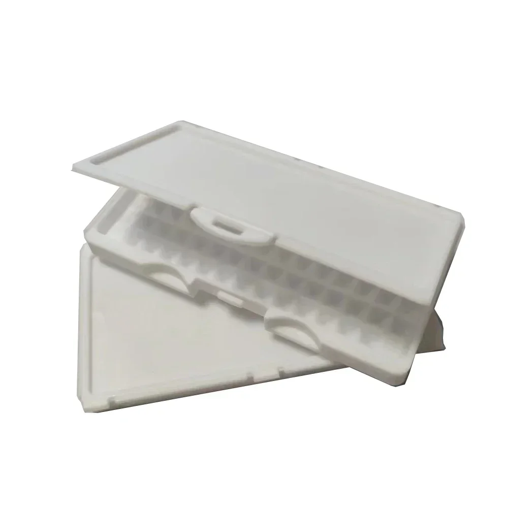 White Diamond Storage Box 3-0mm Gemstone Jewelry Display Organizer Bare Stone Packaging Cover Tray Holder Box for Show Store IGI
