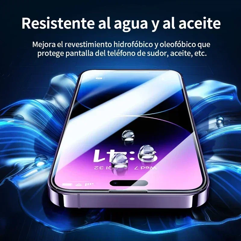 5Pcs Tempered Glass Screen Protector for IPhone 16 15 14 13 12 11 Pro Max 12 13Mini XS XR X 8 7 6S Plus SE 2022 Clear Film Cover image 5
