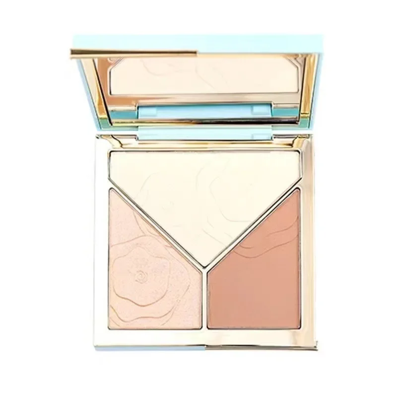 TIMAGE Master Caitang High GLOSS Contour Palette สามสี One Piece Matte Bronzer Highlighter อายแชโดว์จมูกแกะสลัก Face