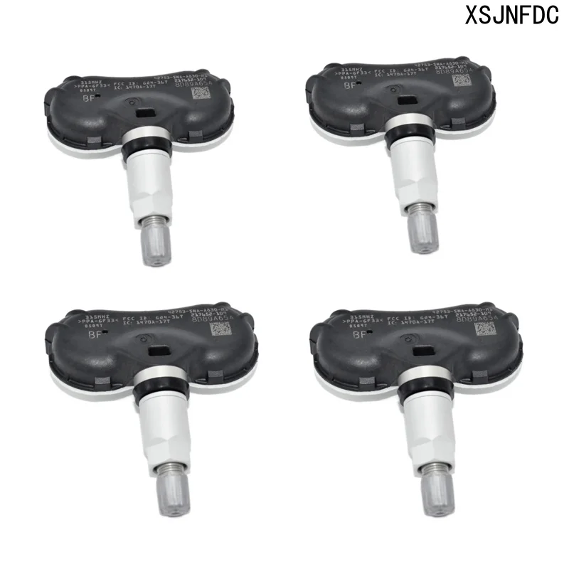 1/4PCS Tire Pressure Monitor Sensor 315Mhz TPMS 42753-TK4-A01 42753-SNA-A830 42753-TY2-A51 Fit For ACURA RLX TL ZDX