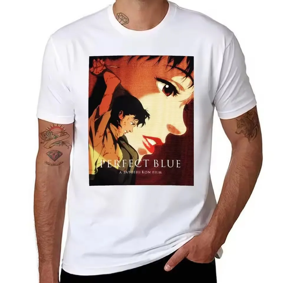 Perfektes Blaues T-Shirt Japanischer Anime Satoshi Kon Paprika Millennium Schauspielerin Tokyo Godfathers Herren Damen Kurzarm-Shirt GESCHENK – Detail 12