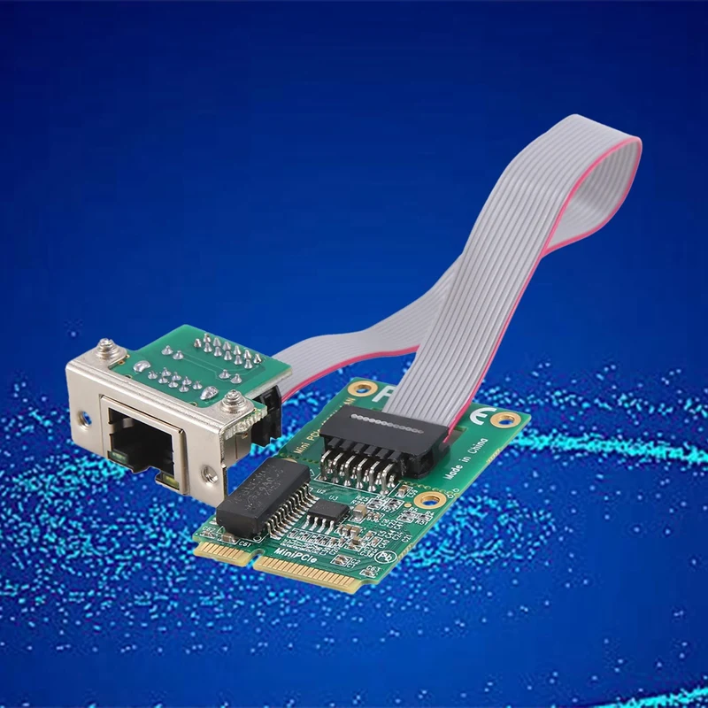 Placa de rede com Bent Pin, Gigabit, Porta única, Placa de rede do servidor, GBE Ethernet, RJ45, Chip I210AT