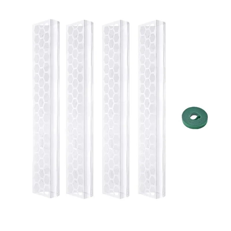 4 Pcs 17 Inch Plastic Moss Pole For Plants Monstera,Designed Specifically For Climbing Plants, Stackable Plant Support-[A04I Too