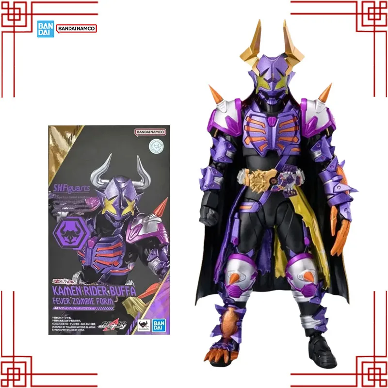 Bandai Kamen Rider ‌   Комплект моделей, натуральная SHF Buffa Fever Zombie Form, аниме, экшн-фигурка, коллекция готовых моделей, игрушки для мальчиков, подарки