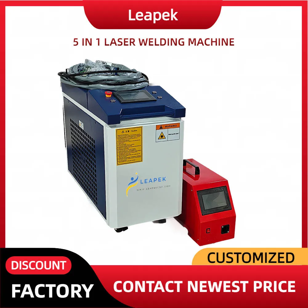 

5 in 1 Handheld Laser Welder Cutter Cleaner Multifunctional Lithium Battery Steel Metal Aluminum Portable Laser Welding Machine