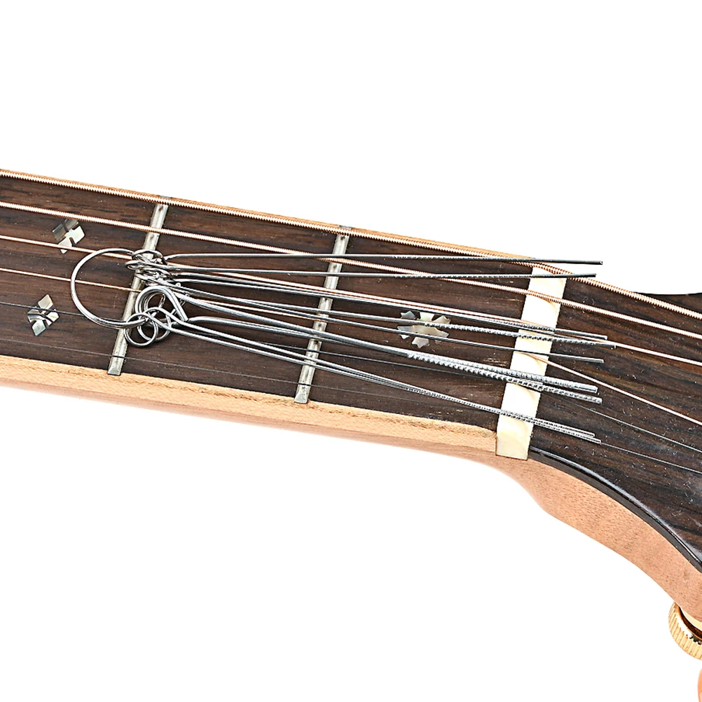 

Polishing Stick Silk File Metal Nut Saddle Electric Fret Line Small Size Storage Wear Resistance Durable Guitar Beginners