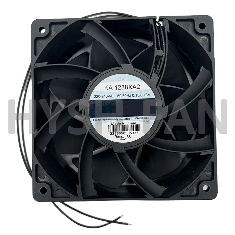 KA1238XA2 New Original 1238 220V 0.15A High Temperature And Waterproof Cooling Fan