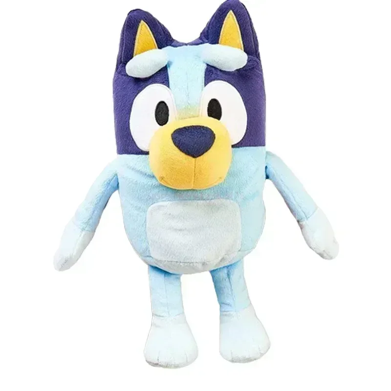 Nuova Una Famiglia Di Bluey Parlante Peluche Bingo Cane Musica Peluche Bluey Anime Figura Animale Sveglio Canta Cane Bambola Regali Di Natale Per Bambini