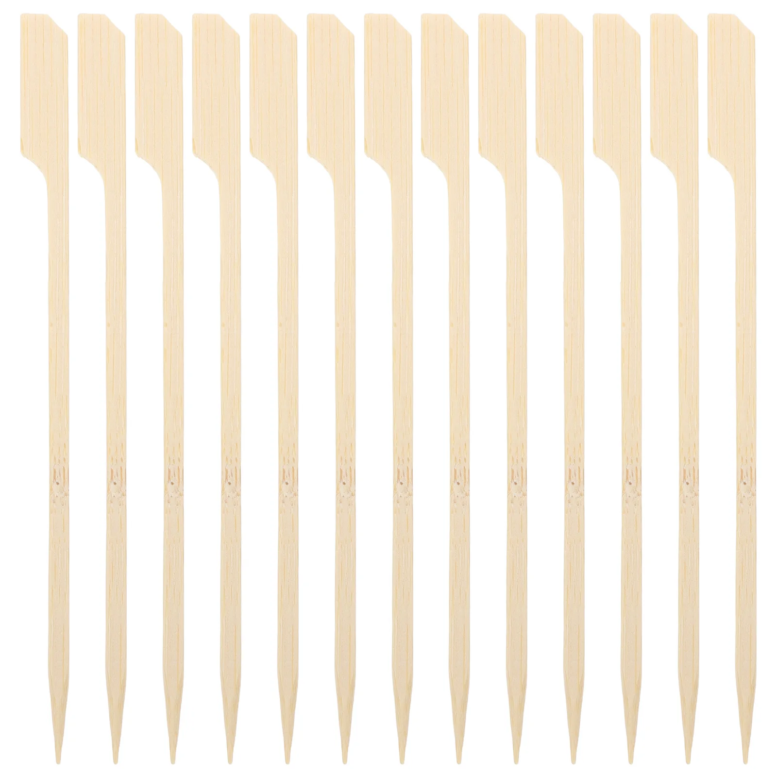 

100Pcs Bamboo Barbecue Skewers Sharp Tip Designed for Grilling Bbq Party Sticks Outdoor Cooking Appetizers Barbecue Stick