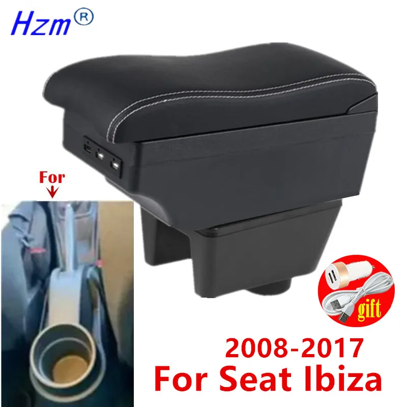 

Для Seat Ibiza подлокотник для Seat Ibiza MK4 IV 6J 6L2008-2017 автомобильный подлокотник ящик для хранения детали для модернизации интерьерные автомобильные аксессуары