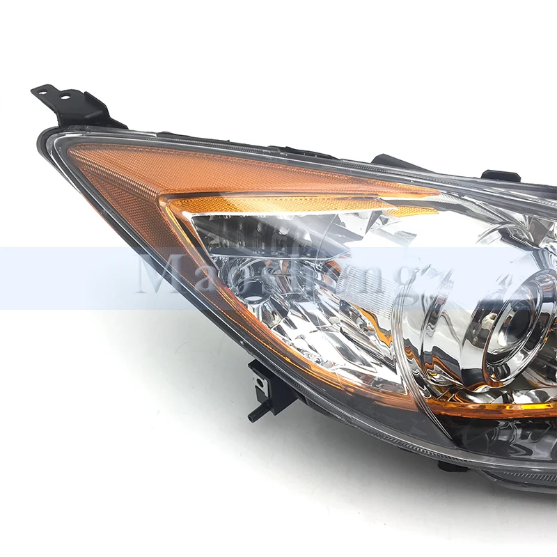 Manual Adjustment Left/Right Front Bumper Headlight Headlamp For Mazda 3 BL 2007-2011 Head Light Head Lamp