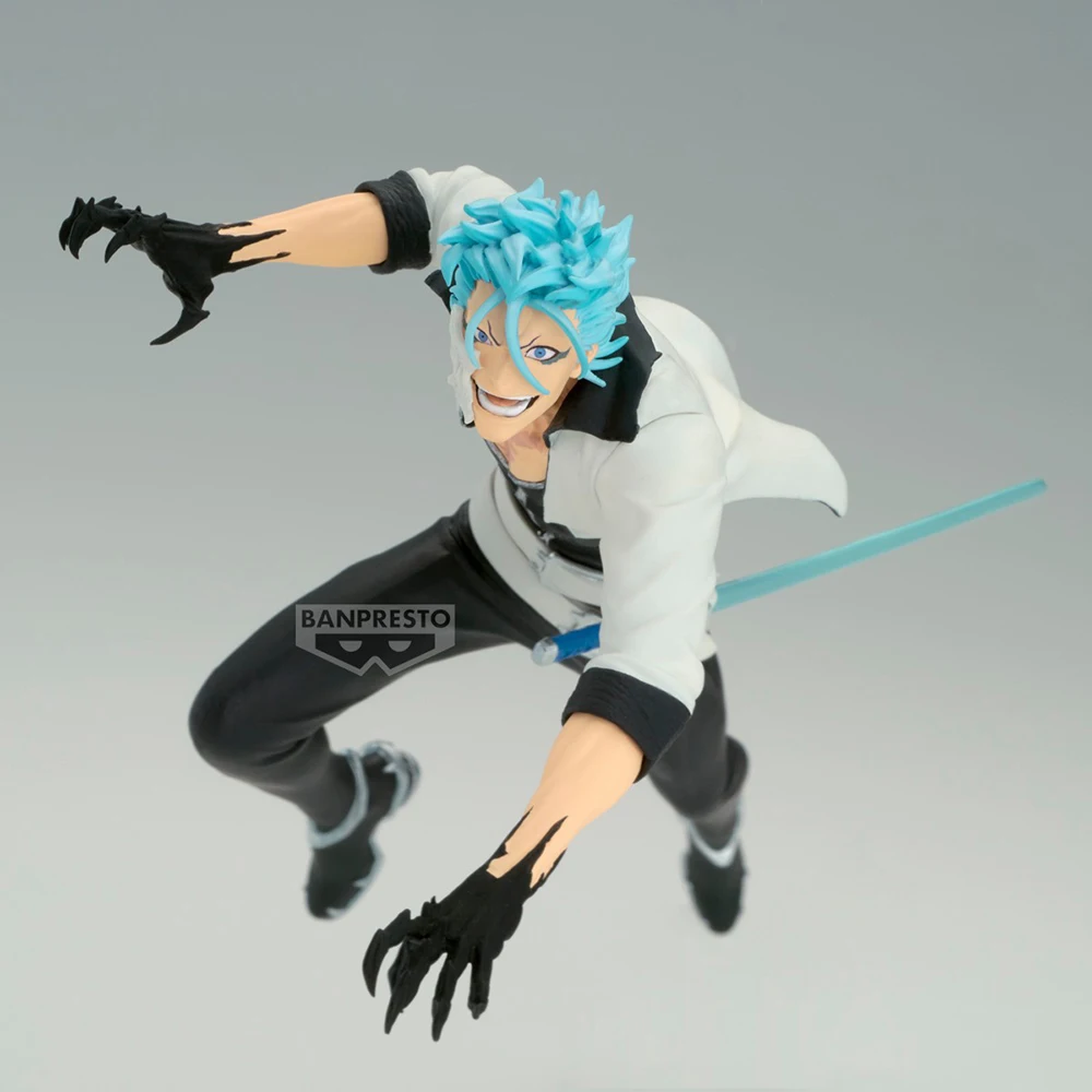 Original BANDAI Banpresto BLEACH Vibration Stars Grimmjow Jaegerjaques 17cm Doll Collectible Anime Figure Model Toy