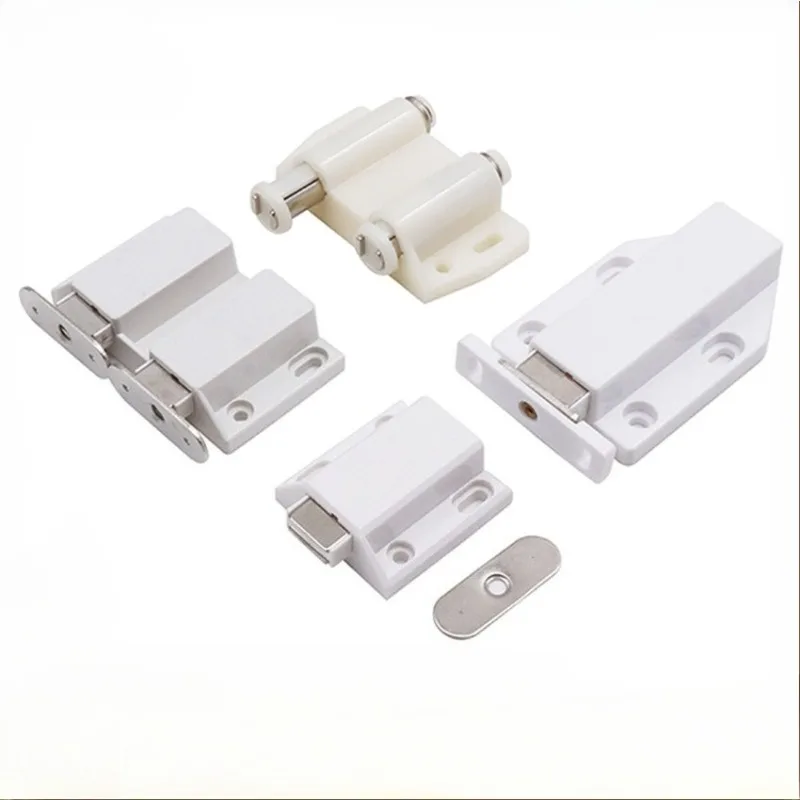 Cabinet door rebound device Press type simple hand-free rebound door opening magnetic cabinet rebound door suction device