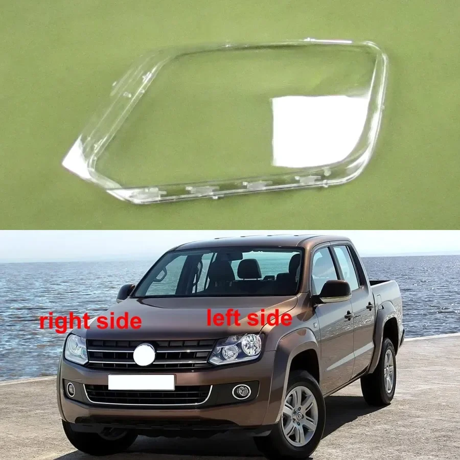 For Volkswagen VW Amarok 2011-2022 Headlight Cover Shade Headlamp Shell Transparent Lampshade Case Lens Plexiglass