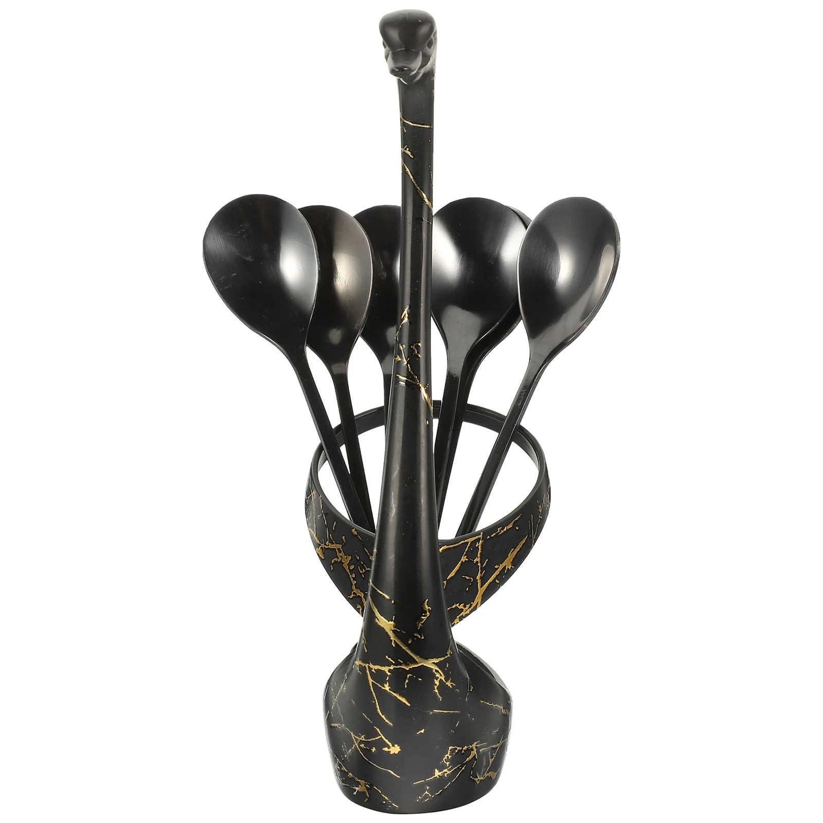 

Stainless Steel Fruit Fork Coffee Spoon Set Portable Kitchen Utensils Metal ganizer Classic StyleSpoons Household