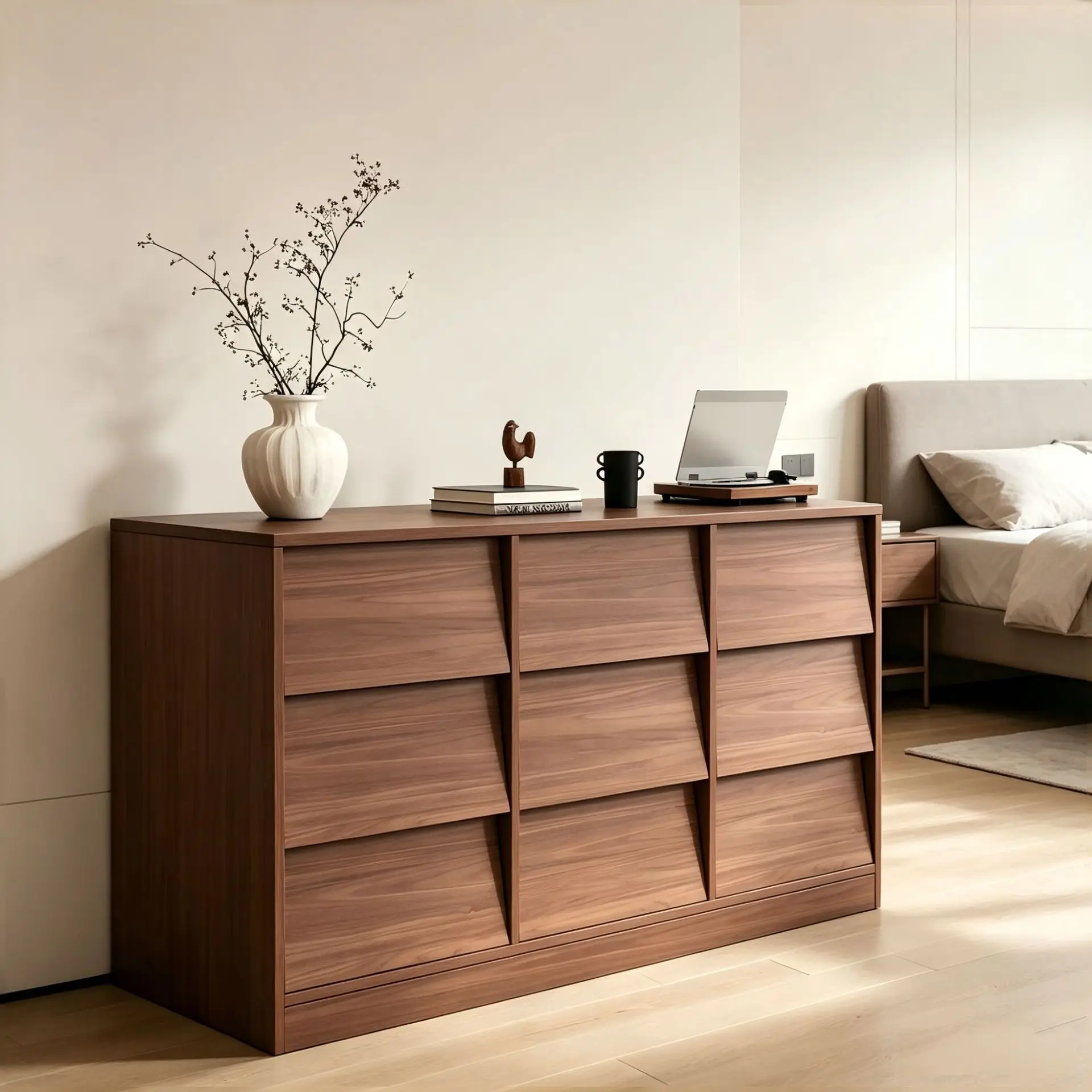 Storage cabinet, simple storage cabinet, home low wall-mounted cabinet, vintage sofa side  living room storage