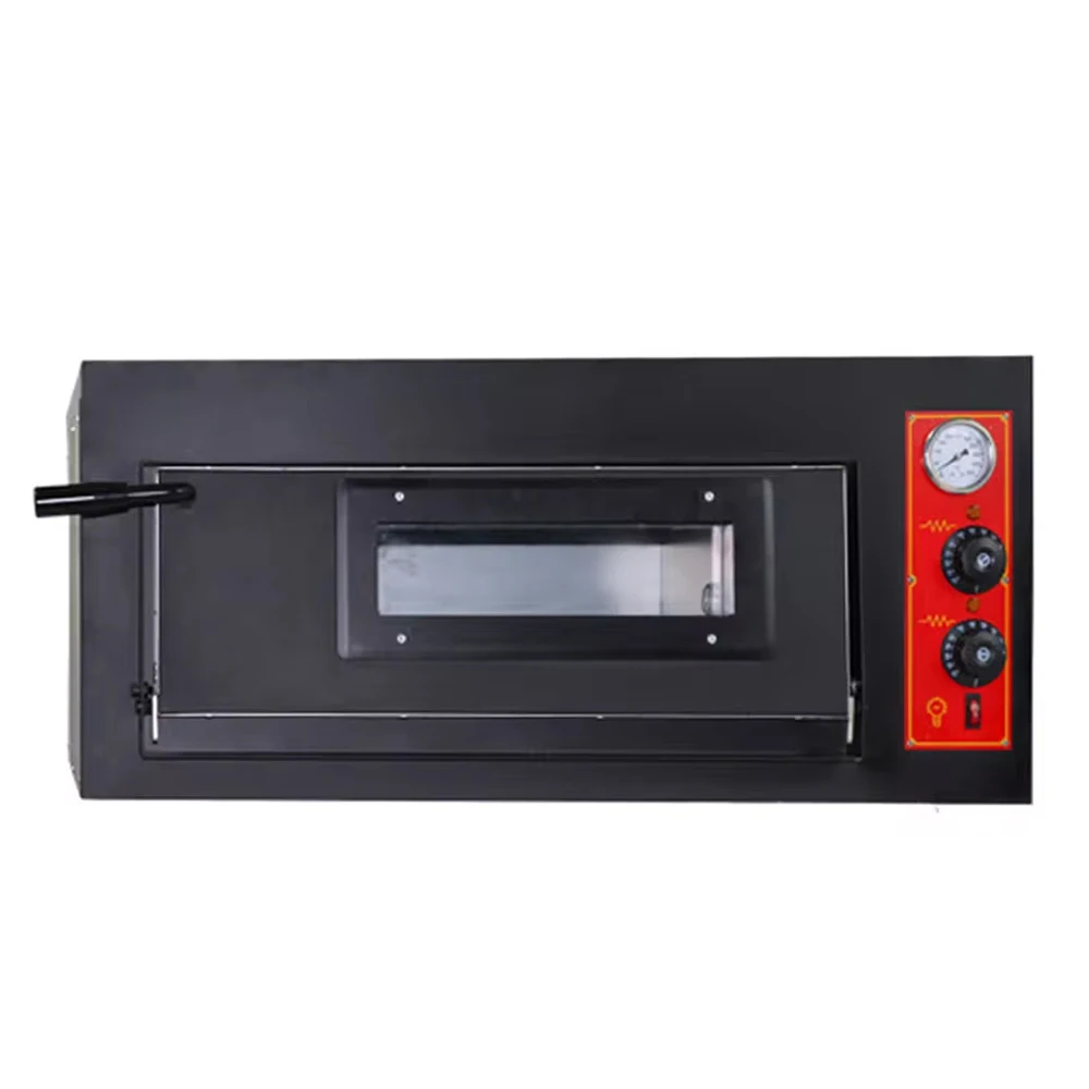 Commercial Single Deck Convection Oven 6700W Electric Baking Pizza Making Oven Machine 0~450 Degree Bakery Equipment