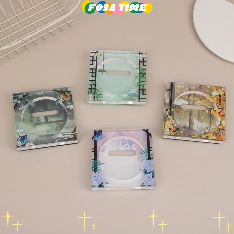 Cute Badge Display Stand Colorful Badge Display Accessories Acrylic CD Series Badge Display Brick