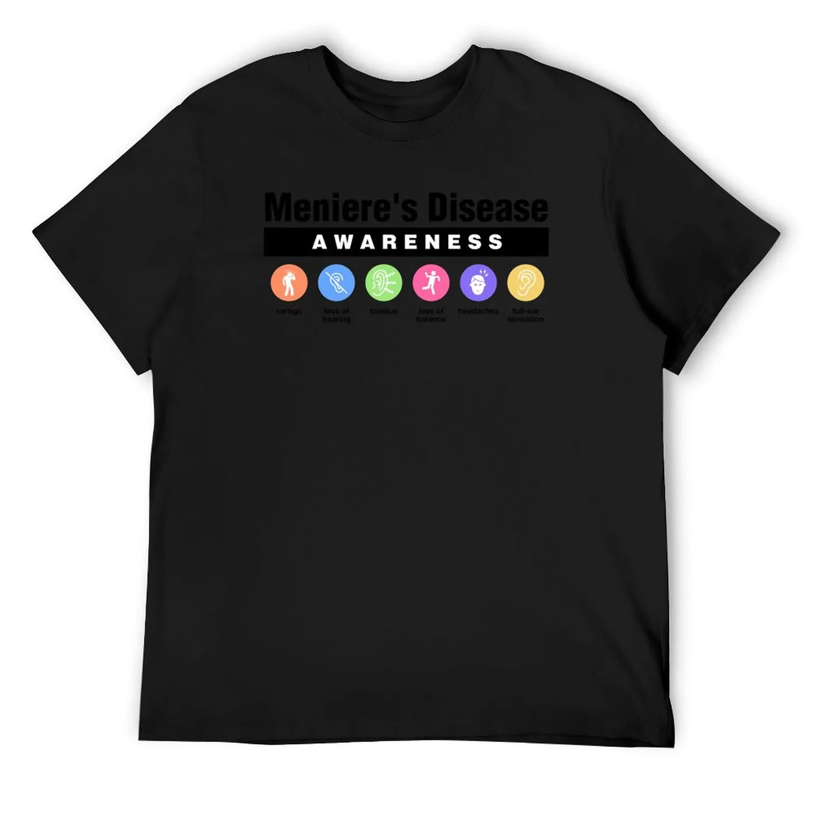 Meniere's Disease - Disability Awareness Symptoms T-Shirt anime tshirt anime clothes men clothing