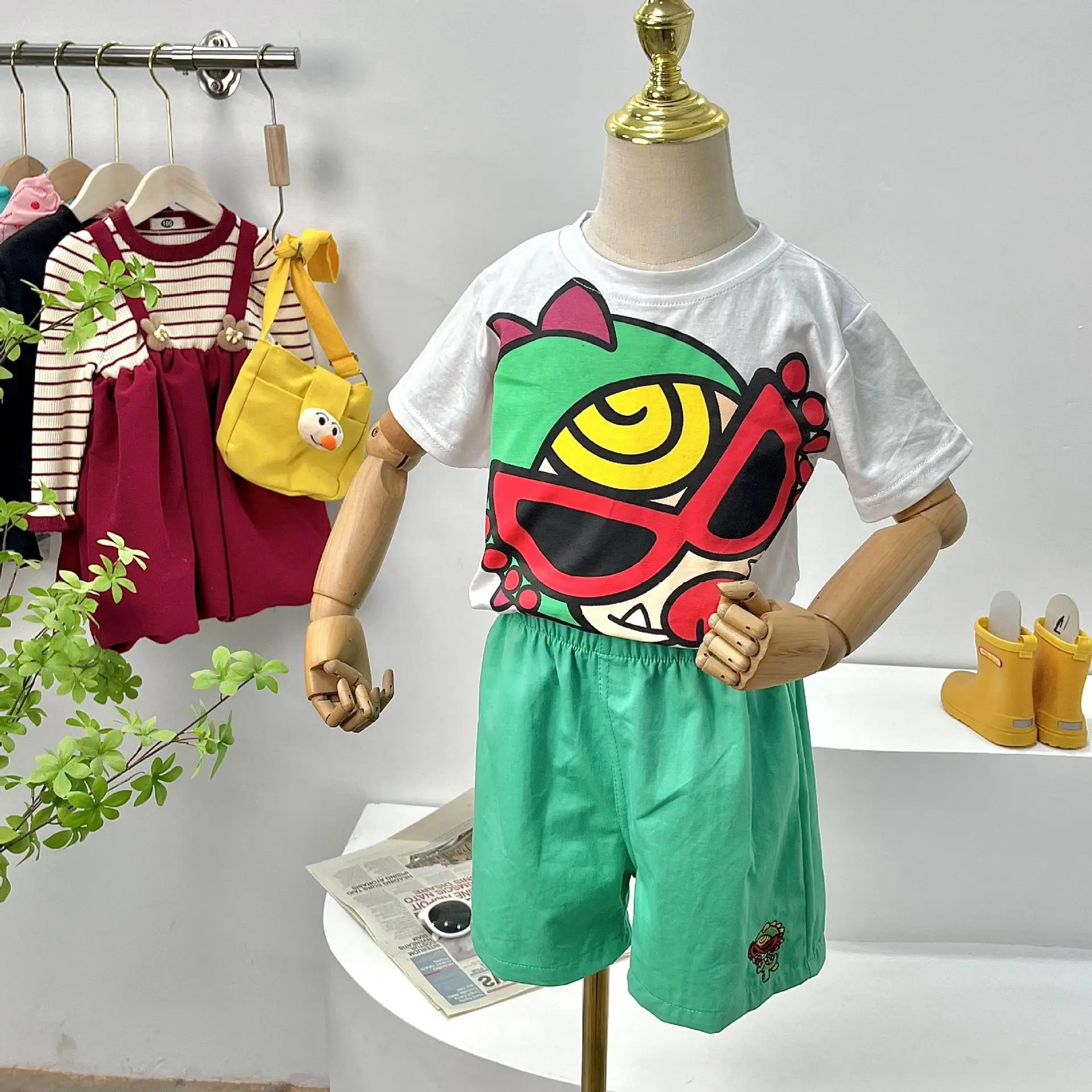 Summer  Hysteric Mini T Shirt  Boys Girls CartoonT-shirt Anime High Quality t-shirt one piece Boys Clothes  2 3 4 6 7 yrs