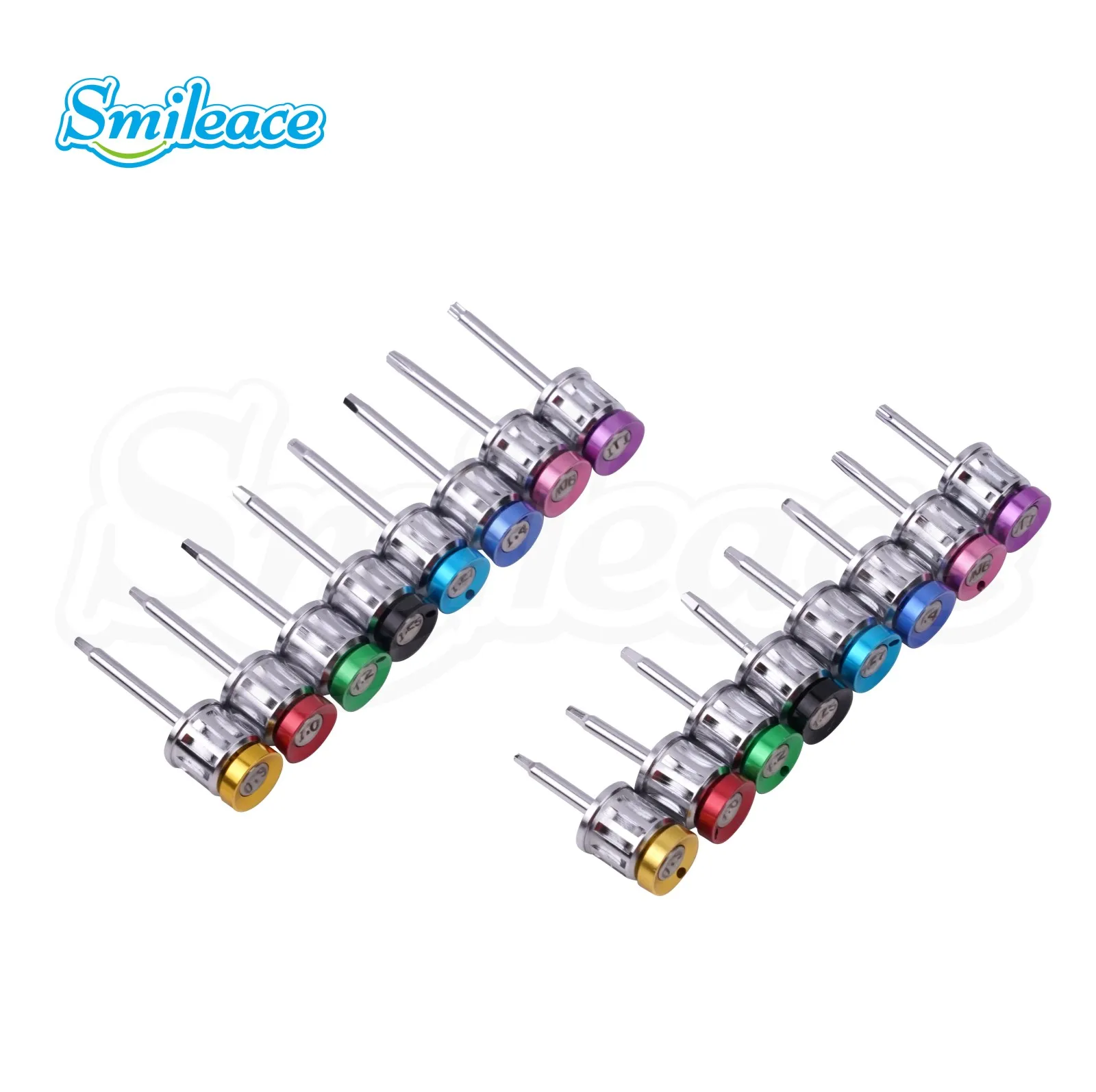 Dental Implant Screwdriver Stainless Steel Torque Wrench Dentistry Colorful Drivers Orthodontics Tool Kit Universal Screw Driver