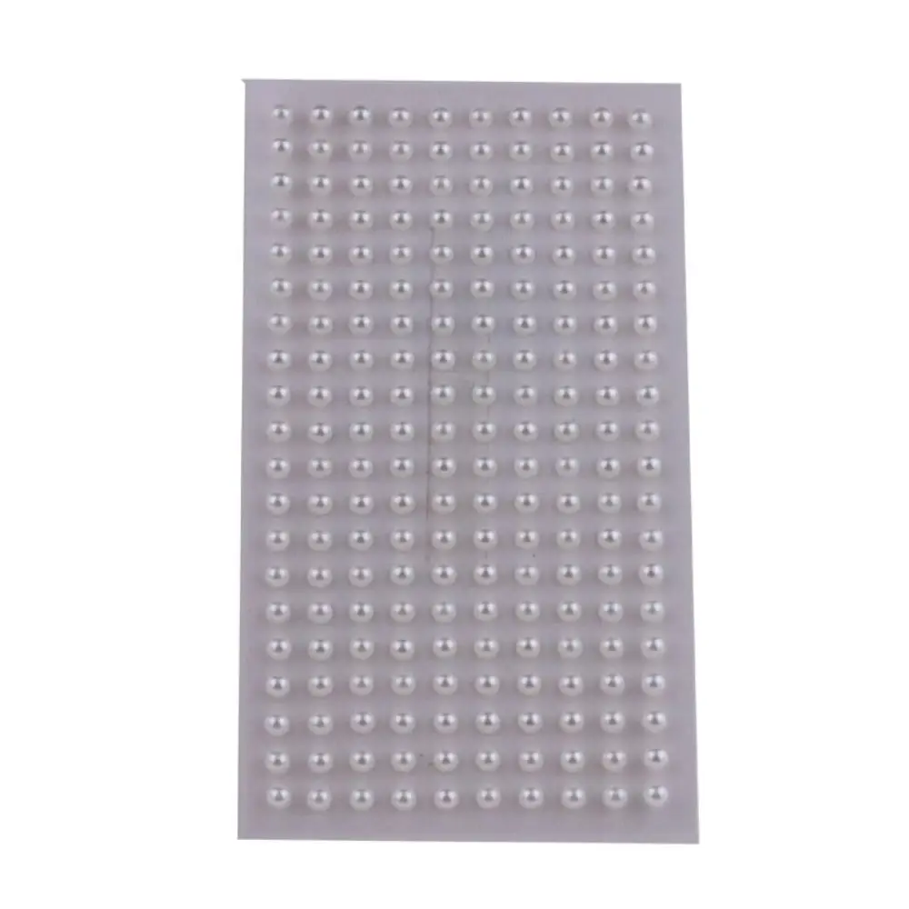 Self Adhesive Hair Pearls Stick Pearls beige Pearls Stickers Beautiful Mix 3mm/4mm/5mm/6mm Face Pearls Stickers