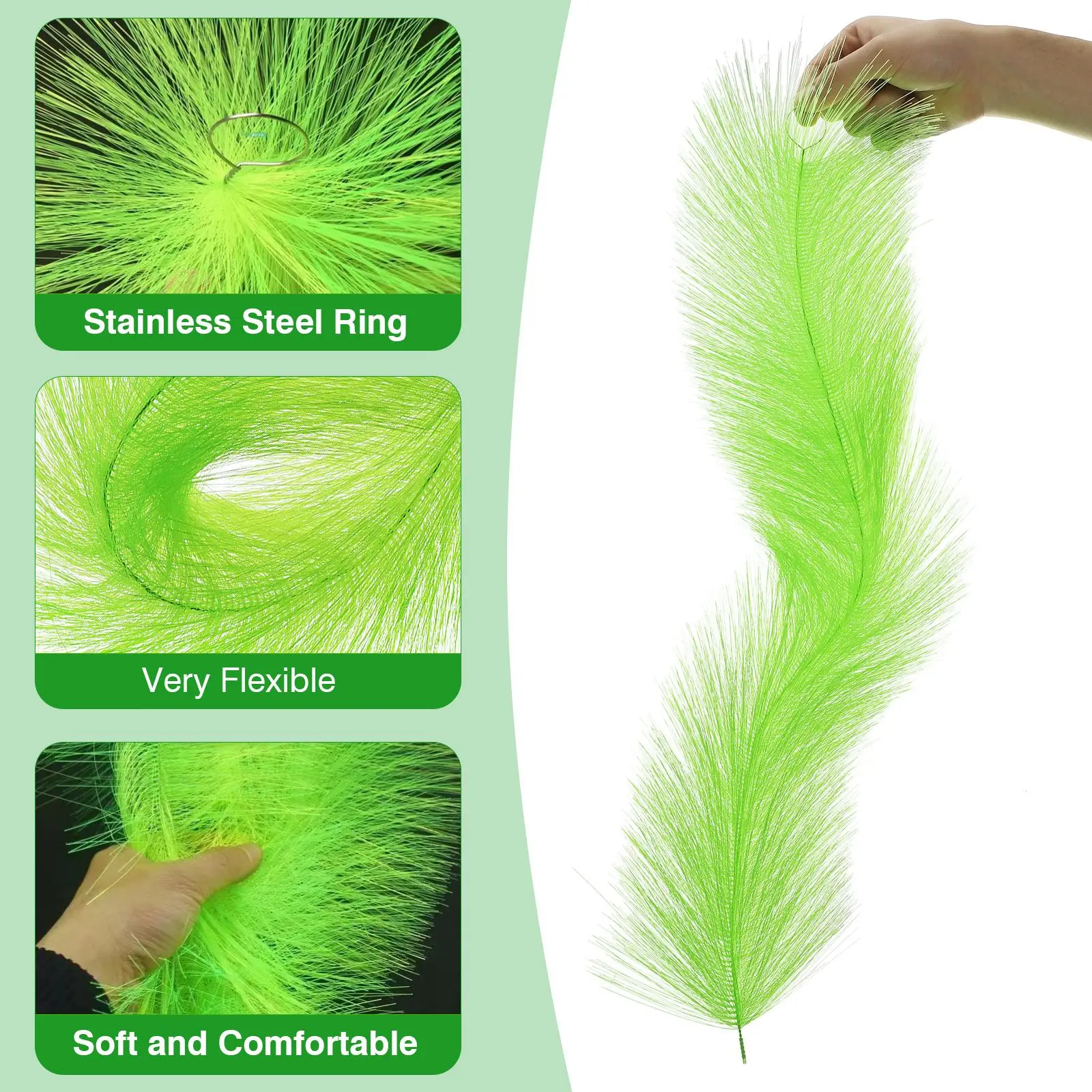 2Pcs Green Aquarium Decoration Grass Simulation Plants Hatchery Brush Fish Tank Accessories Pet Supplies