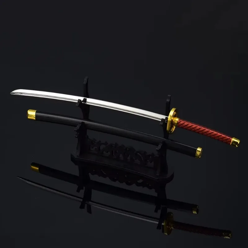 25cm Stalowy Okkotsu Yuta Katana Anime Jujutsu Kaisen Metalowy Miecz Samurajski Prawdziwy Rozmiar Japońska Katana Mini Saber Zabawka Dziecięca