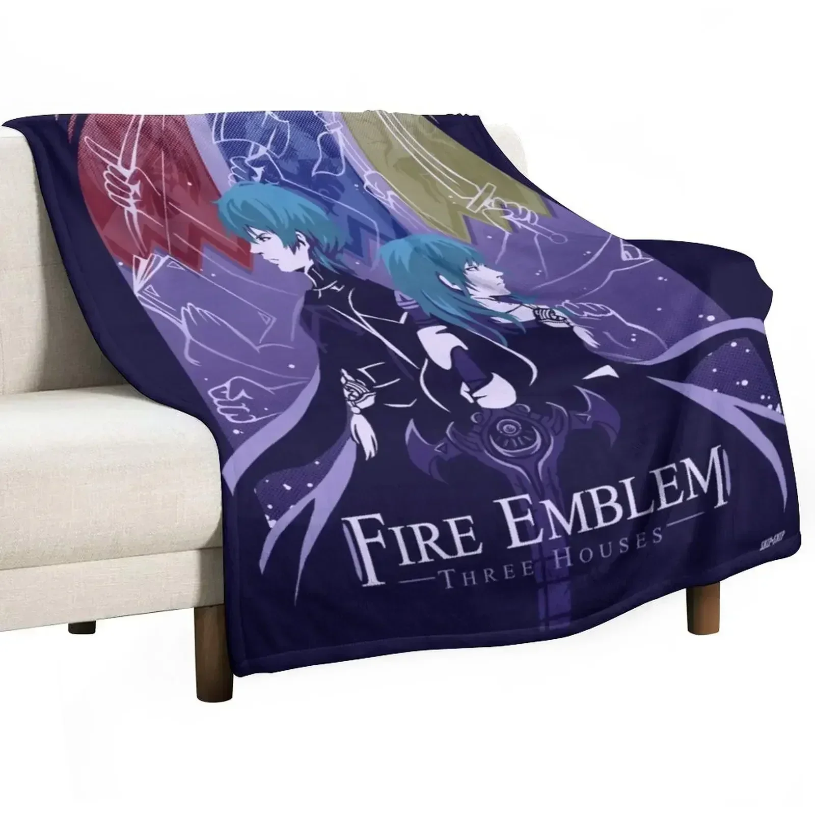 New Fire Emblem Three Houses Throw Blanket Stylish Warm Blanket for Living Room Bedroom