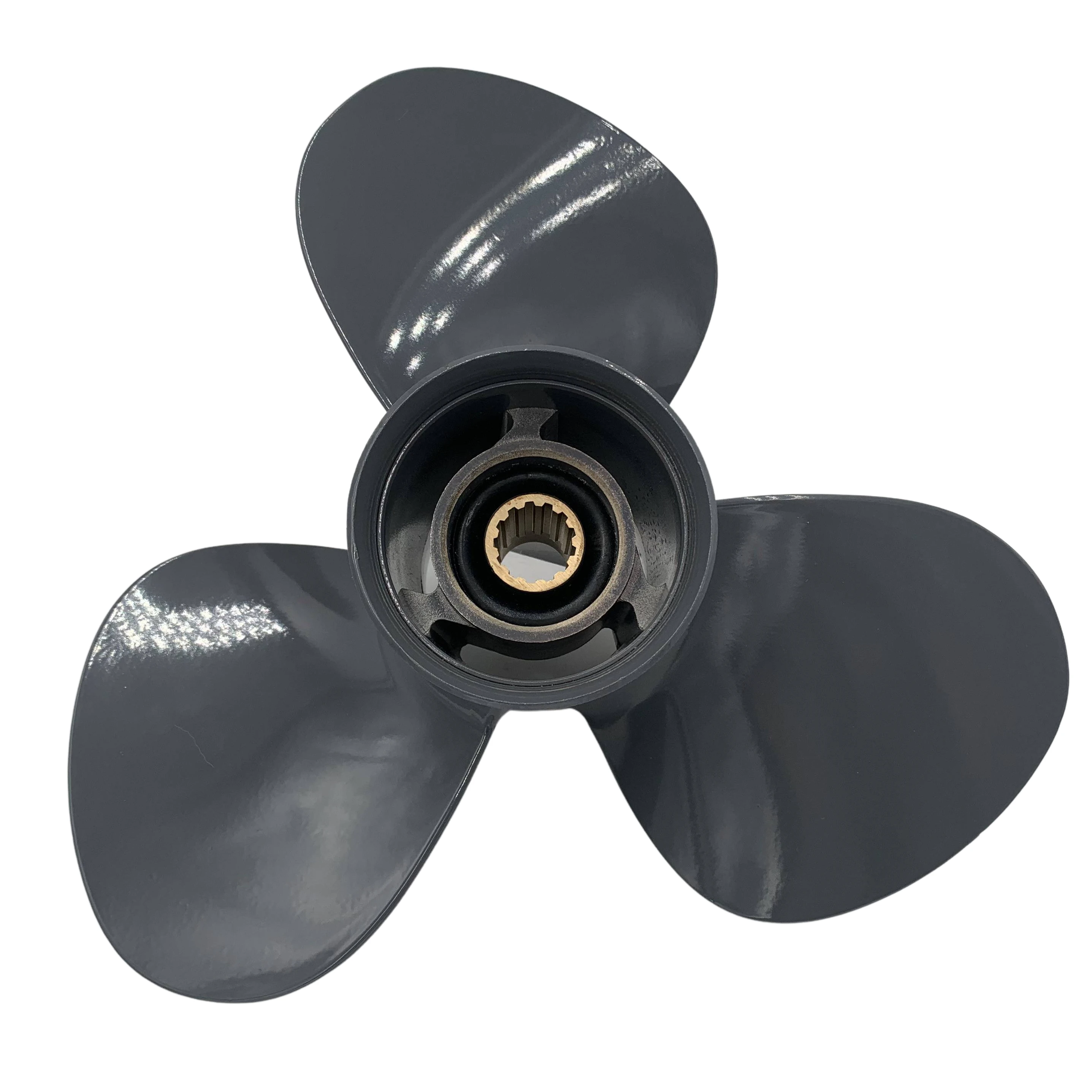 Boat Propeller 11 1/8x14 for Honda 50HP-60HP 3 Blades Aluminum 13 Tooth RH OEM NO: 59130-ZV5-014AH 11.125x14