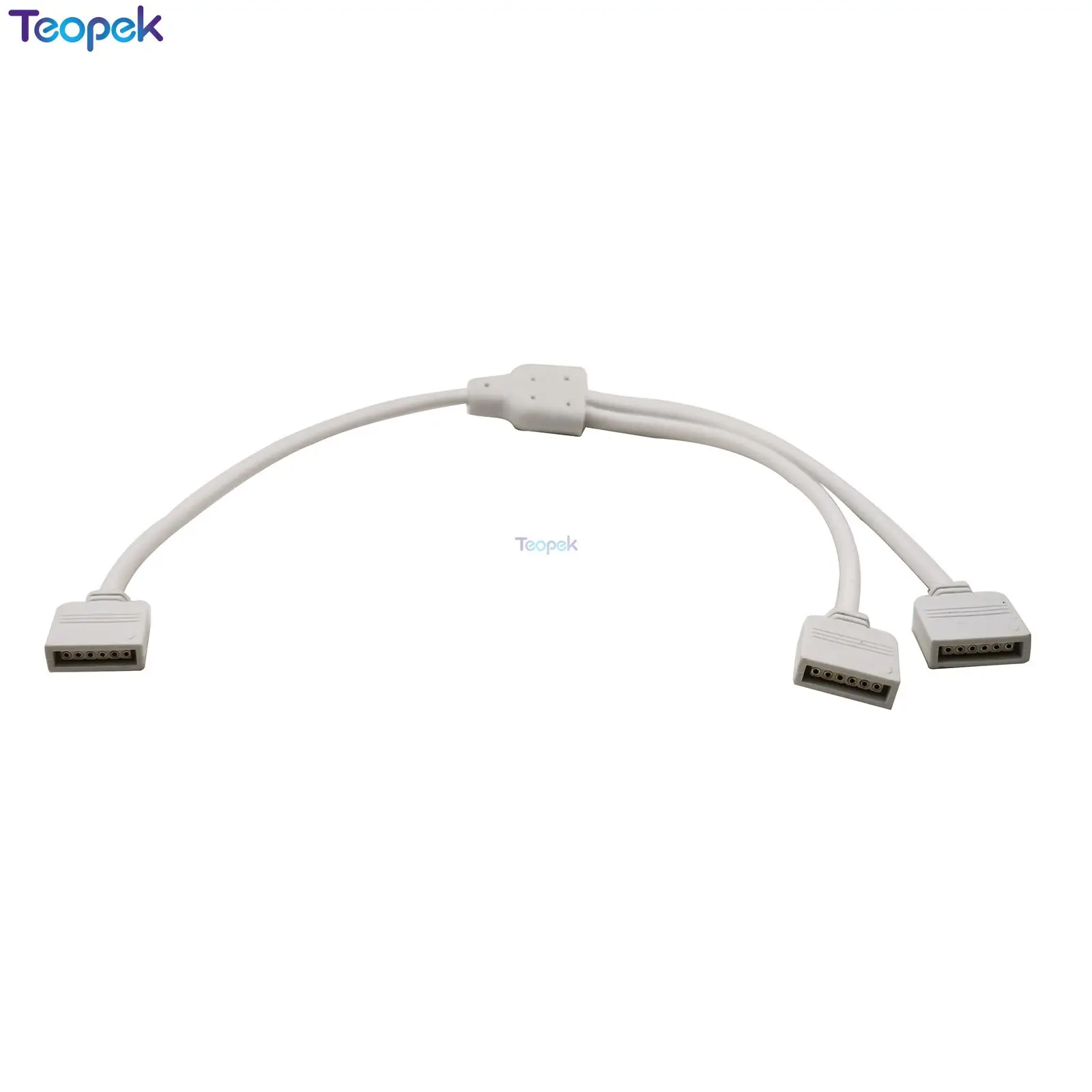 Conector divisor RGBCCT de 6 pines, Cable de extensión hembra de 1 a 2, 1 a 3, 1 a 4 para tira Led RGB + CCT, distancia de Pin de 2,0mm