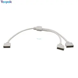 6Pin RGBCCT złącze rozdzielacz 1 do 2, 1 do 3, 1 do 4 żeński przedłużacz do taśmy Led RGB + CCT 2.0mm odległość Pin