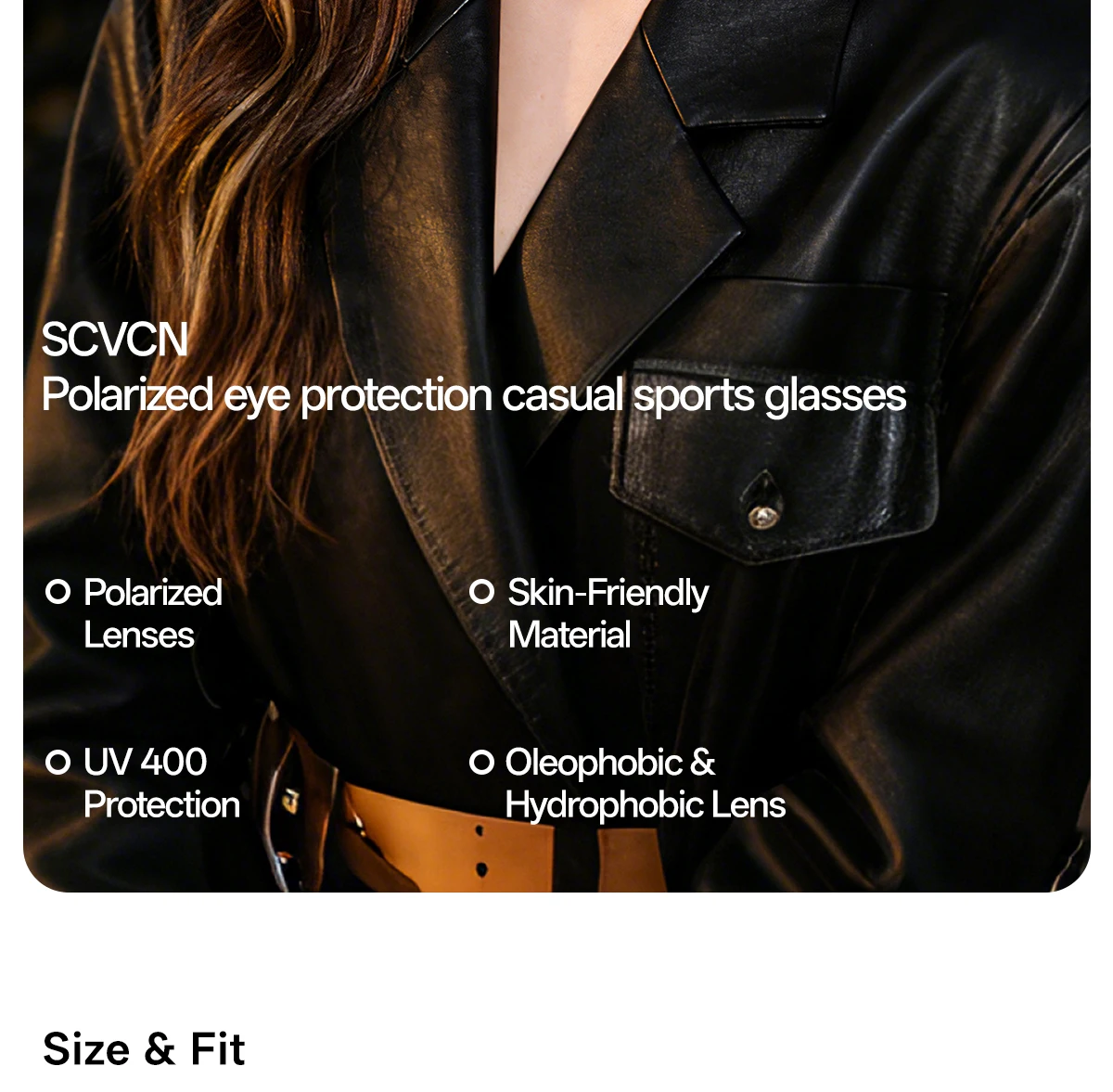 SCVCN Fahrradbrille Polarisierte Sonnenbrille Sportbrille MTB-Brille Fahrradbrille für Männer Rennrad für Frauen Radfahrbrille – Detail 20