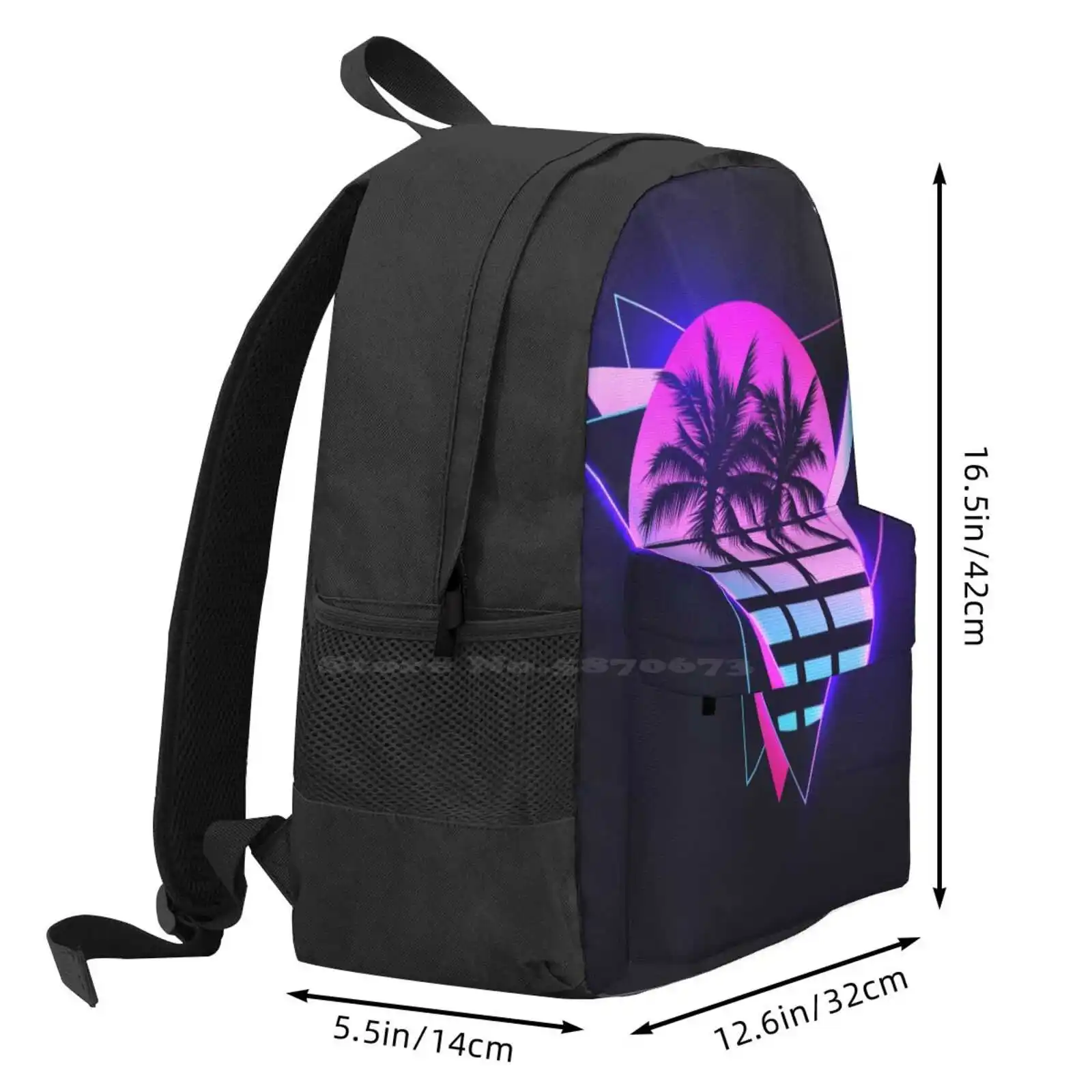 Mochila Escolar Retro Synthwave, círculo escuro carpinteiro Brut Perturbator, Vingador Tóxico Furi, Sacos de Moda Retro, Retvoltaica, 2 Venda Quente