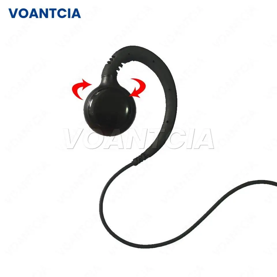 20PCS C Shape Outside Ear Ear Hook Earpiece For Motorola Radio 2Pin GP3188 CT150 CP200 CLS1410 PRO3150 CT450 EP450