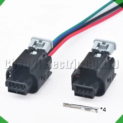 4-pins waterdichte sensorconnector voor auto's Achteruitrijcamera Kabelboomstekker 1801823 -1 2236398 -1 For Renault Megan Citroen C5