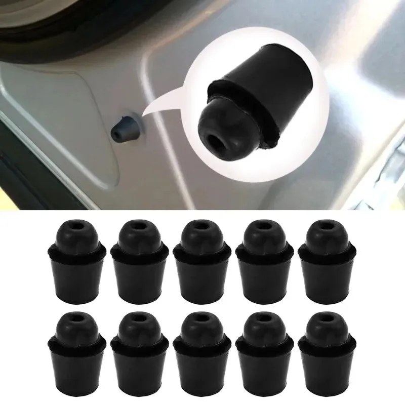 10 Pçs/set Borracha Preta Porta Do Para-choque Do Carro Overslam Para Hyundai Todos os Veículos Elantra Accent Tucson Soul