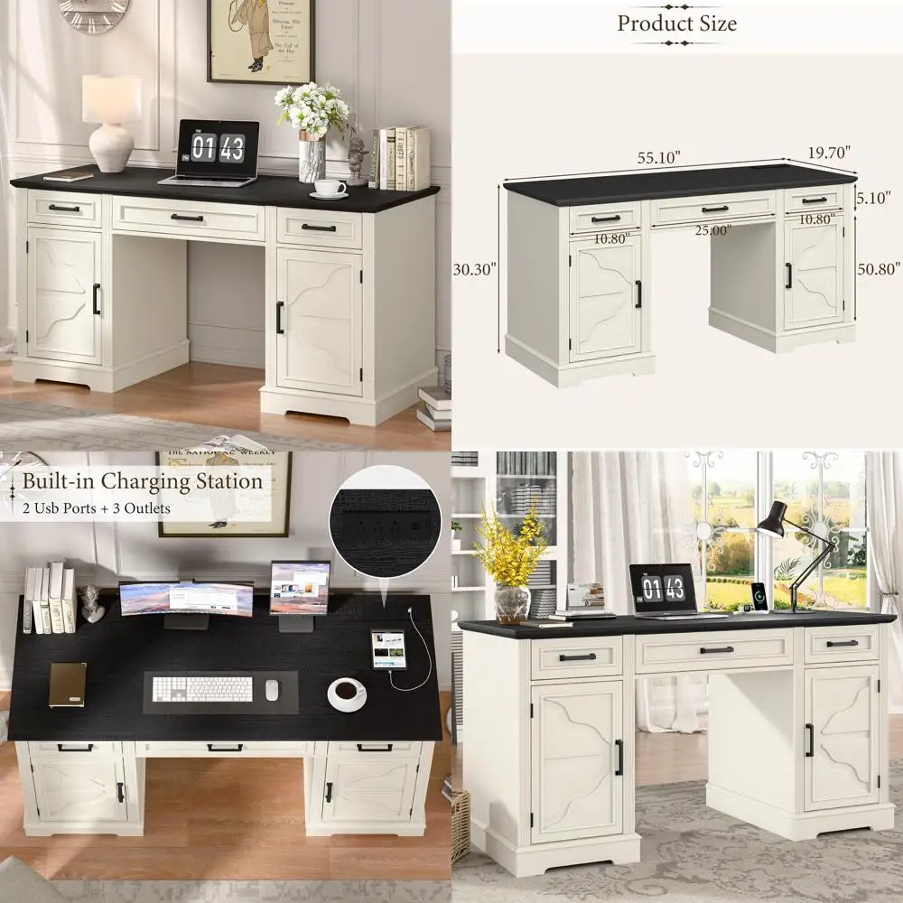 Computer Desk With …