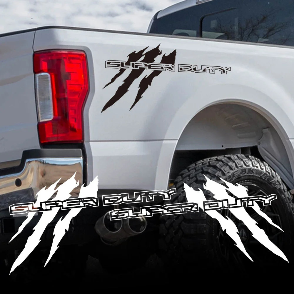 Car Sticker Pickup Truck Bed Graphics Claw Styling Decor Decal Auto Tuning Accessories For Ford Super Duty Superduty F250 F350