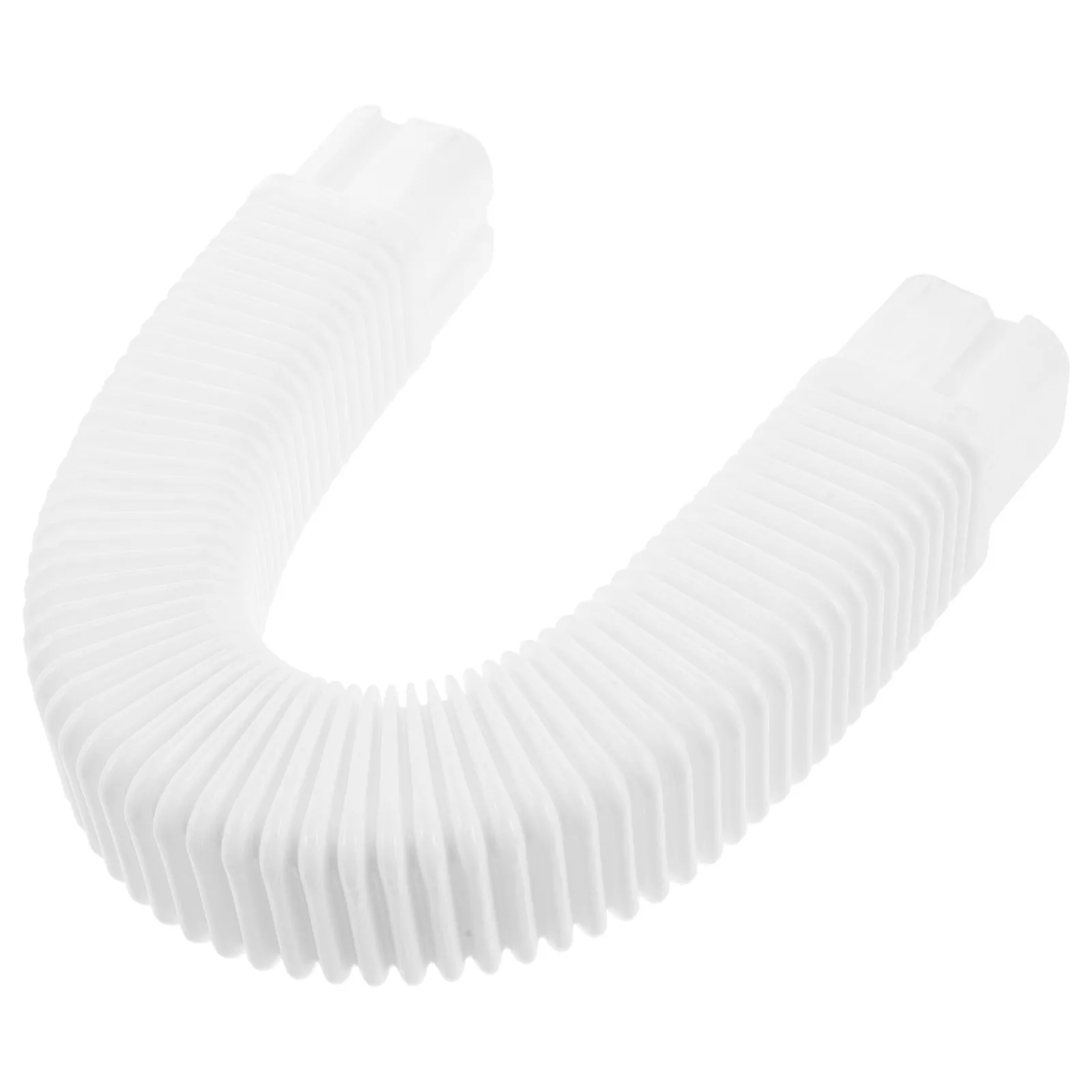 Mini Split Line Set Cover Flexible PVC Pipe 24 Inch Insulated Air Conditioner Hose Cover White Exterior Pipe Protection Sleeve
