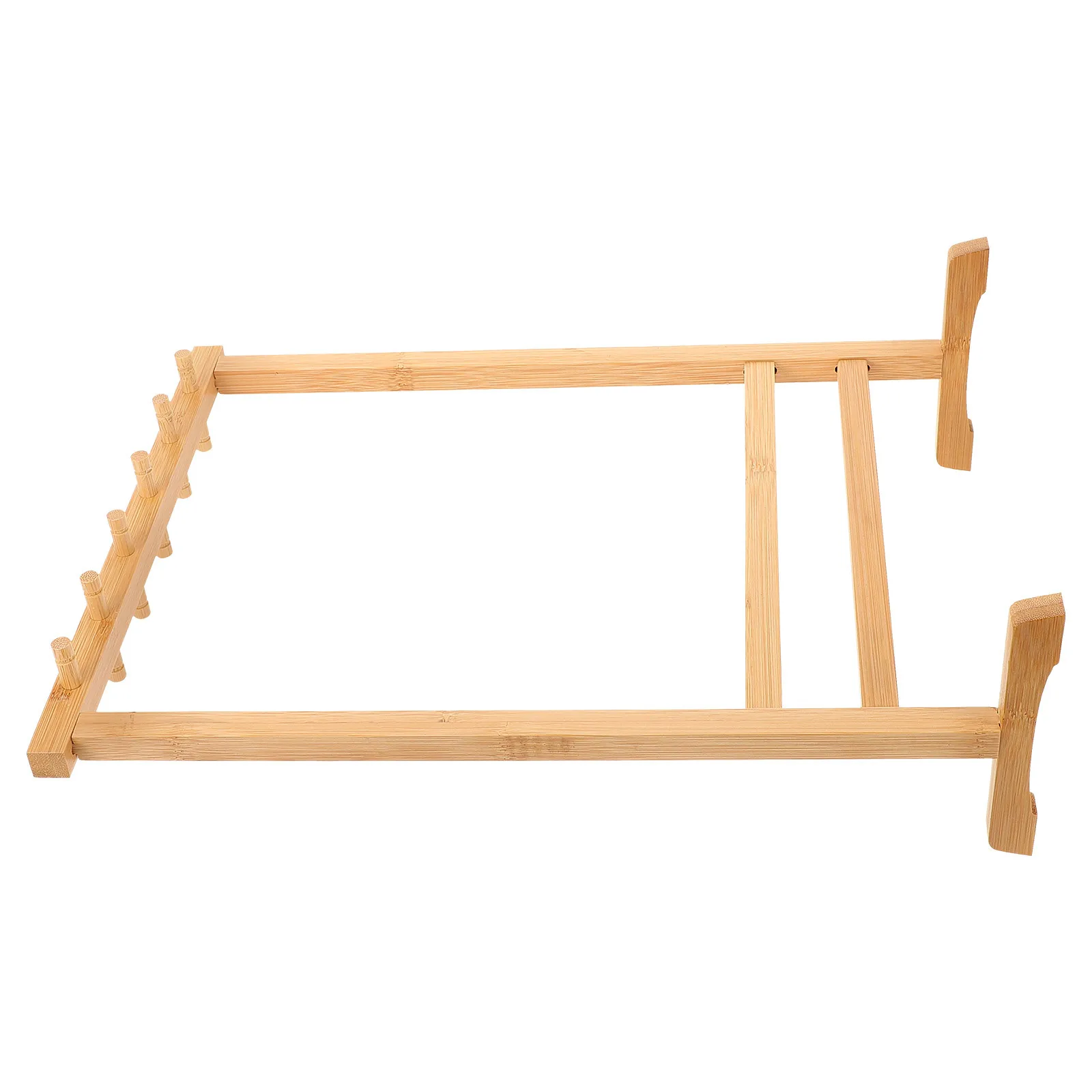 

Calligraphy Brush Holder Bamboo Chinese Pen Hanger Writing Brush Rack Stable Desktop Decor Calligraphy Pen Holder