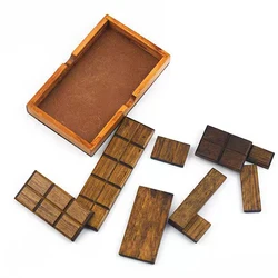 Chocolate Wooden Puzzle Box Brain Teaser Problem Solving Games Luban Lock Educational Toys Adults Kids Juegos De Inteligencia