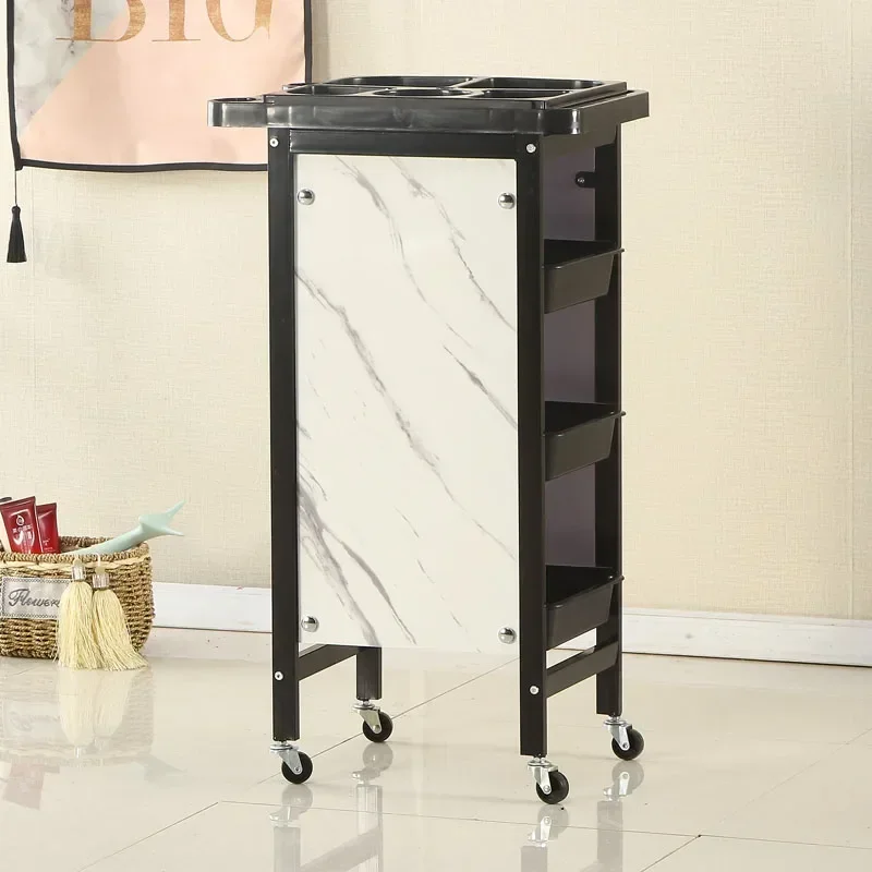 French Style Modern Simplicity Trolley Originality Barber Shop Multifunctional Trolley Storable Furniture Skjuta En Vagn HBSC