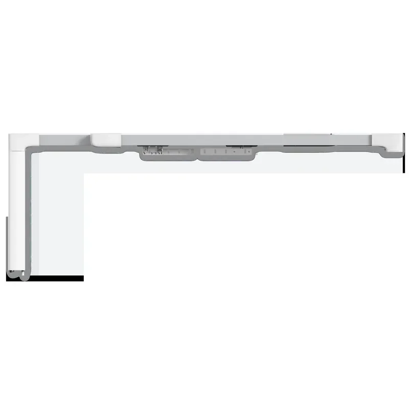 Smart Electric Curtain Rod Set with Voice Control Motor for Home Automation System Wireless Remote Control Track Rail Kit