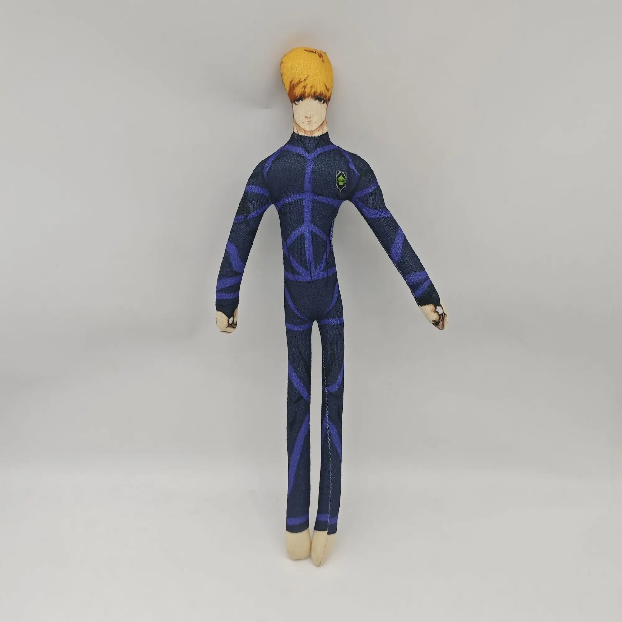 Blue Lock DIY Yoichi Nagi Seishiro Rin Abstract Shaped Plush Doll Built-in Wire Skeleton Freely Poseable Anime Collectible Gift - view 6
